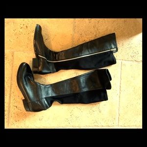 Michael Kors black knee high boots